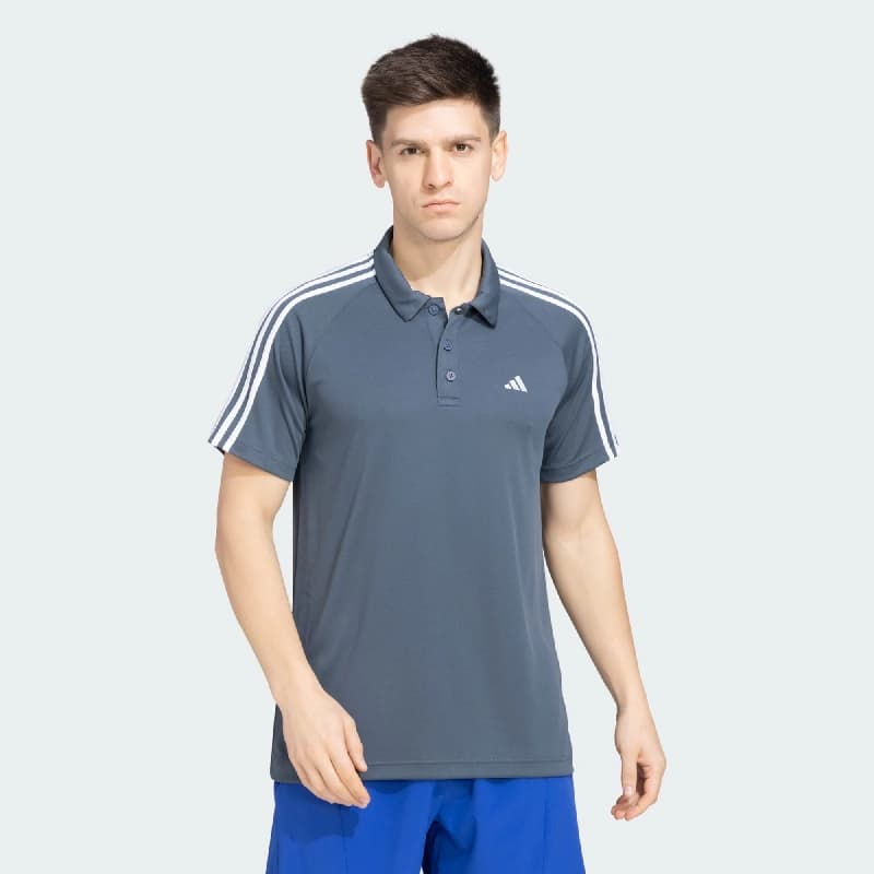 Men's Grey Casual Regular Fit Polo Tshirt