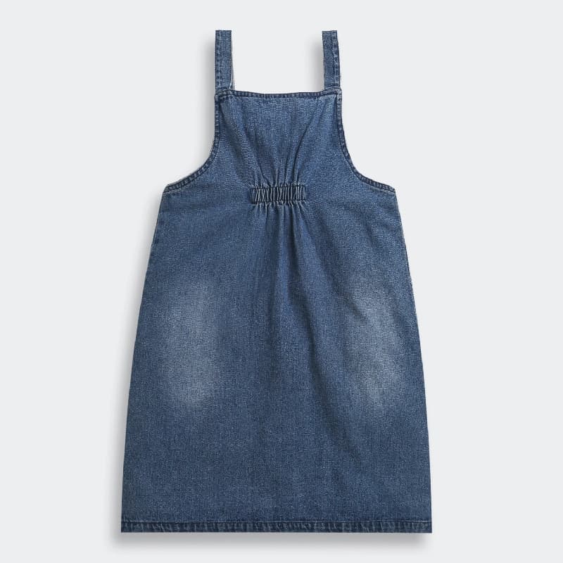 Buy - Girls Dark Blue Casual A-Line Sleeveless Graphic Printed Dungaree Dress online - Zilo - 60 Mins Delivery Buy - Girls Dark Blue Casual A-Line Sleeveless Graphic Printed Dungaree Dress online - Zilo - 60 Mins Delivery