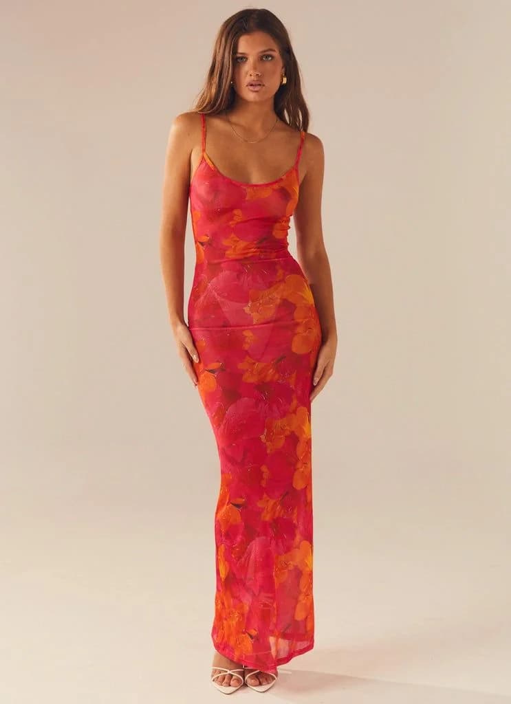 Women's Multicolor Party Printed Skinny Fit Dress