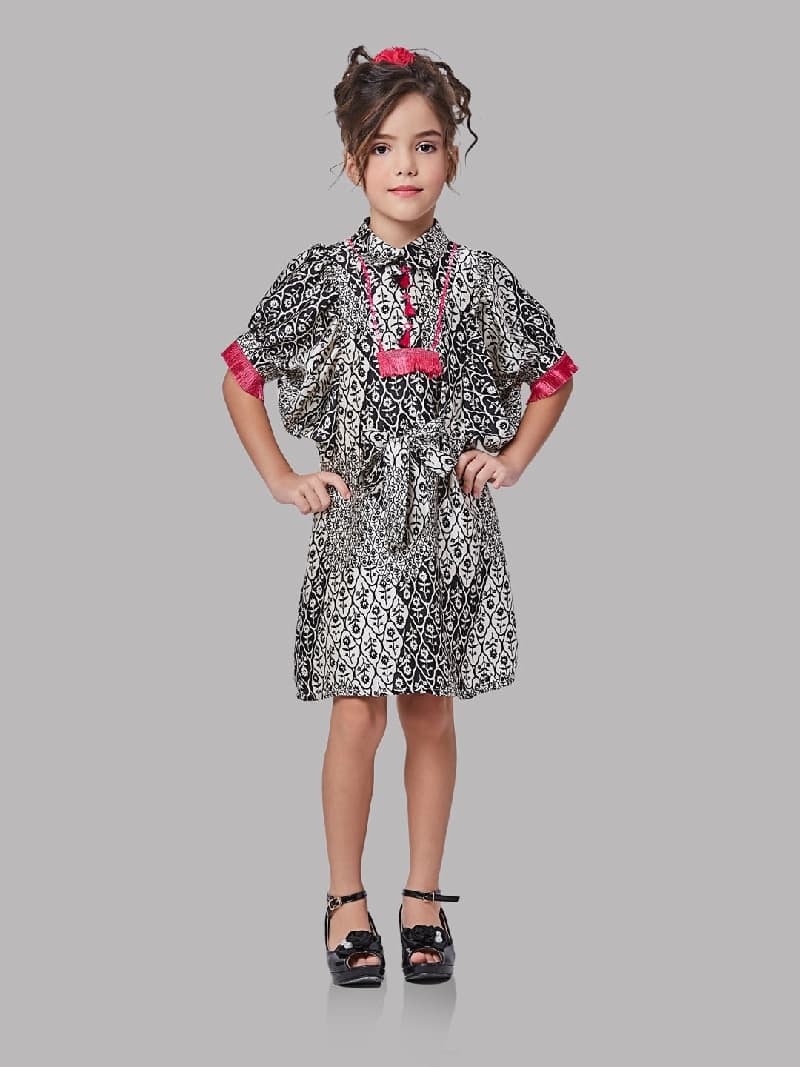 Girls Black Casual Dress