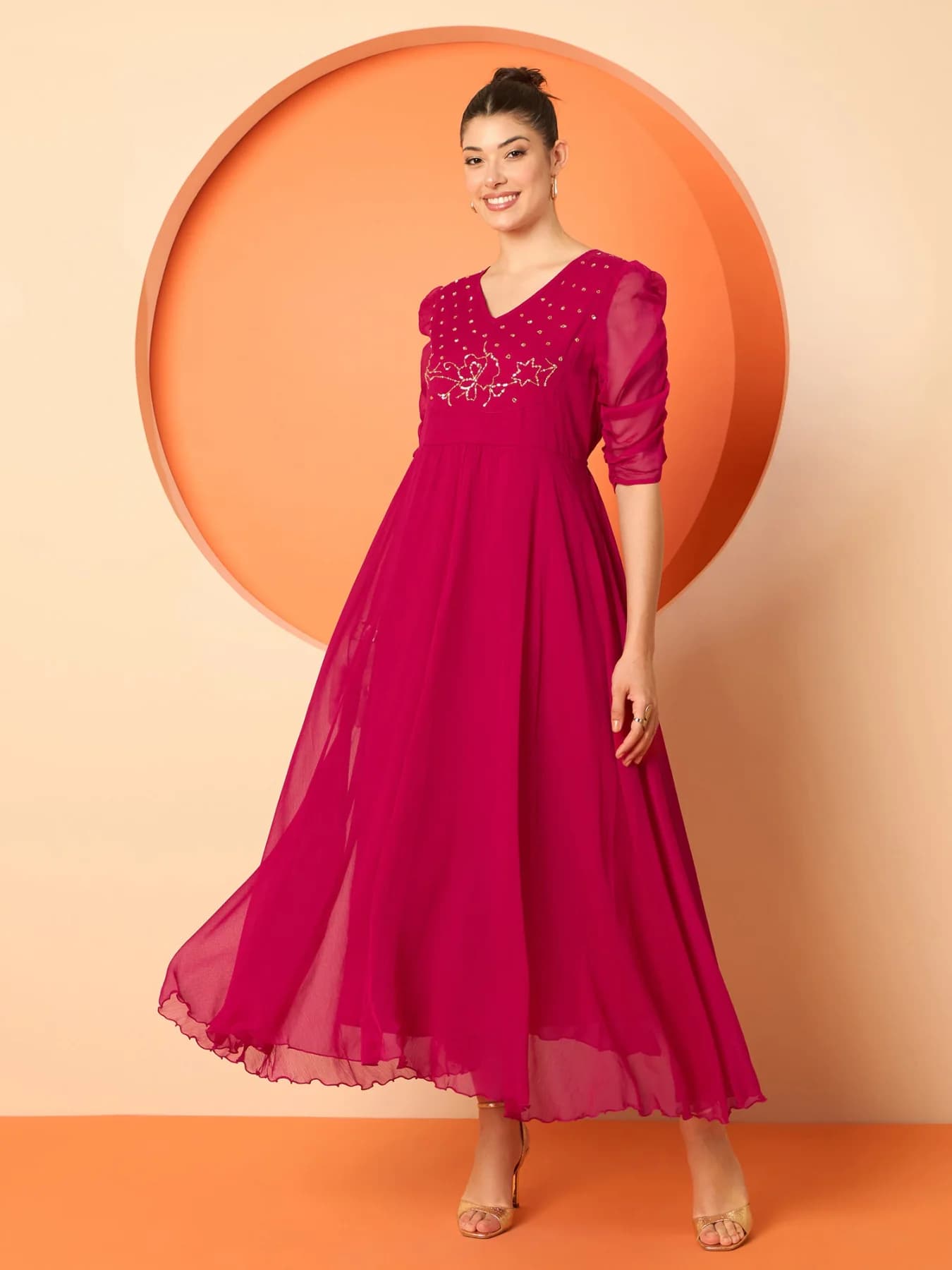 Women's Pink Party Dress