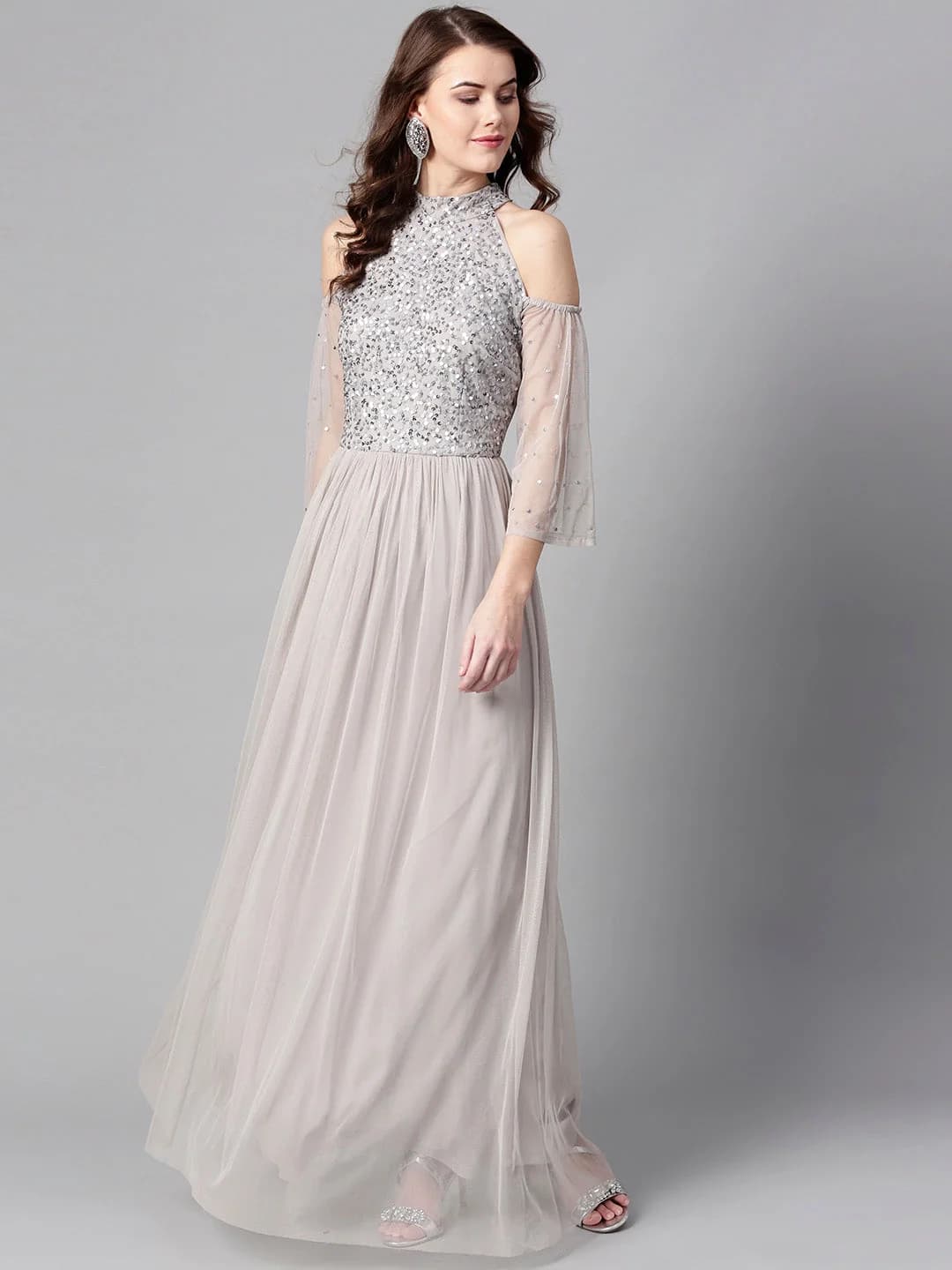 Women's Grey Party Dress