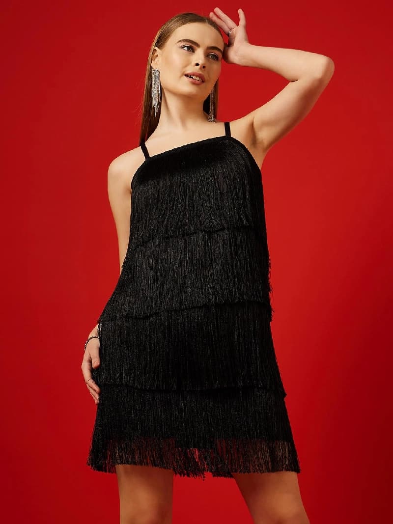 Women's Black Party Dress