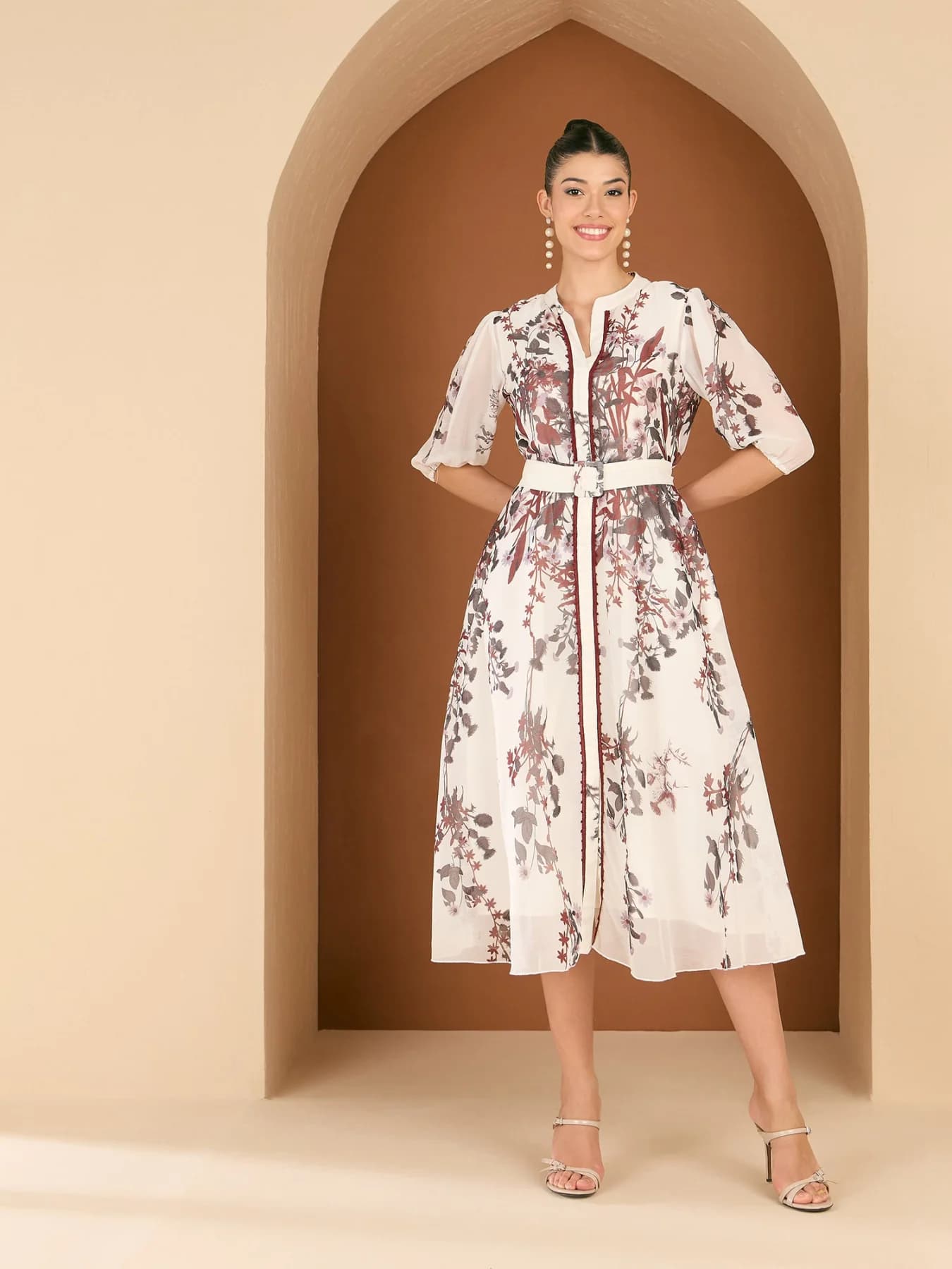 Women's White Casual Dress