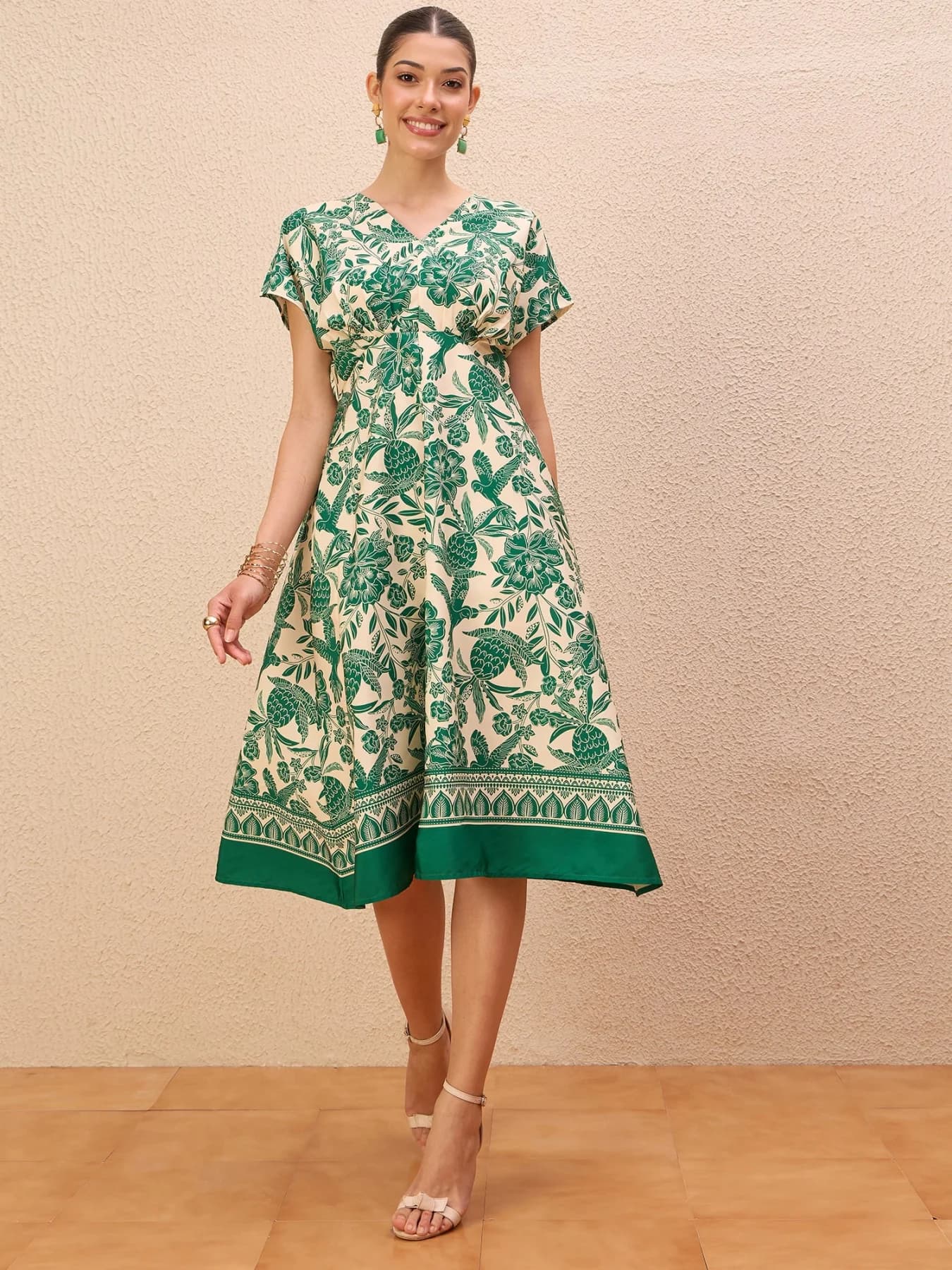 Women's Green Casual Dress
