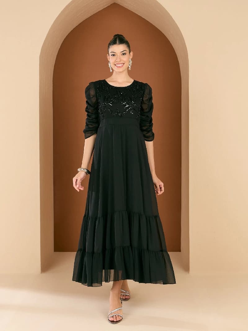 Women's Black Party Dress
