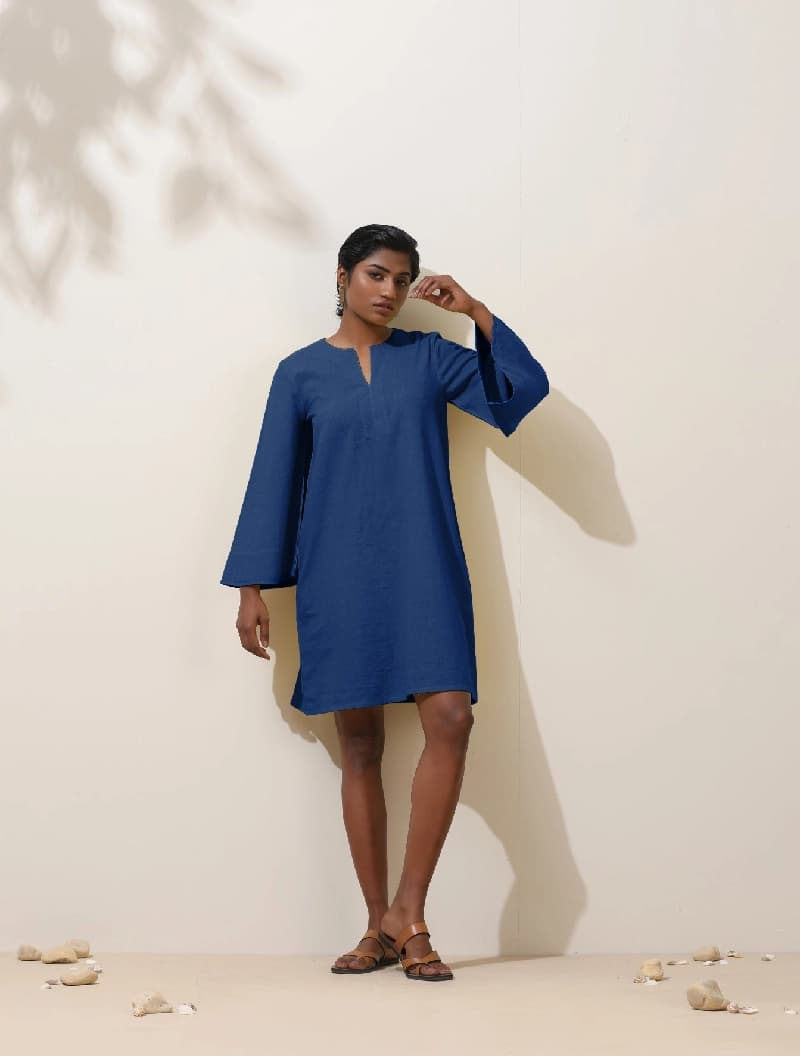 Women's Blue Casual Dress