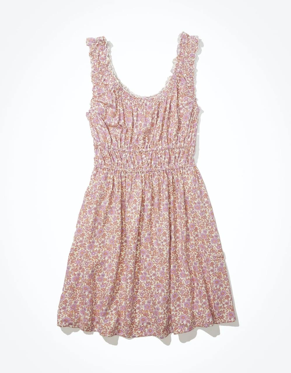 Women's Purple Casual Printed Dress