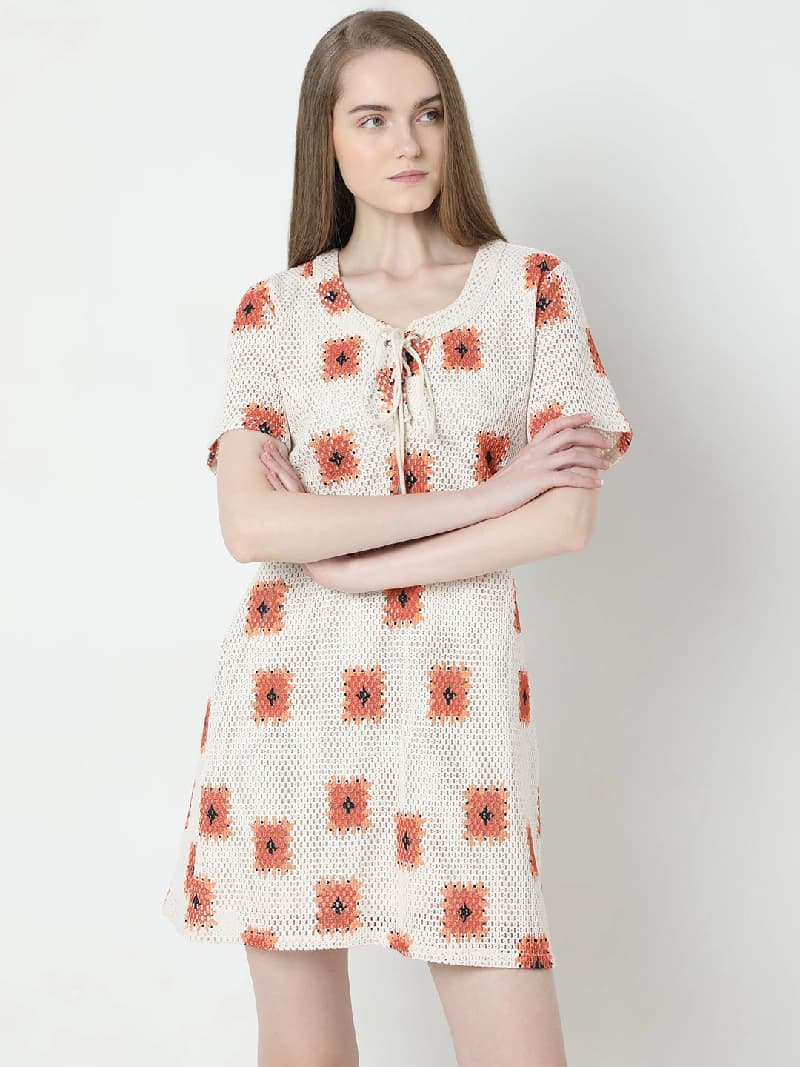 Women's Beige Casual Dress