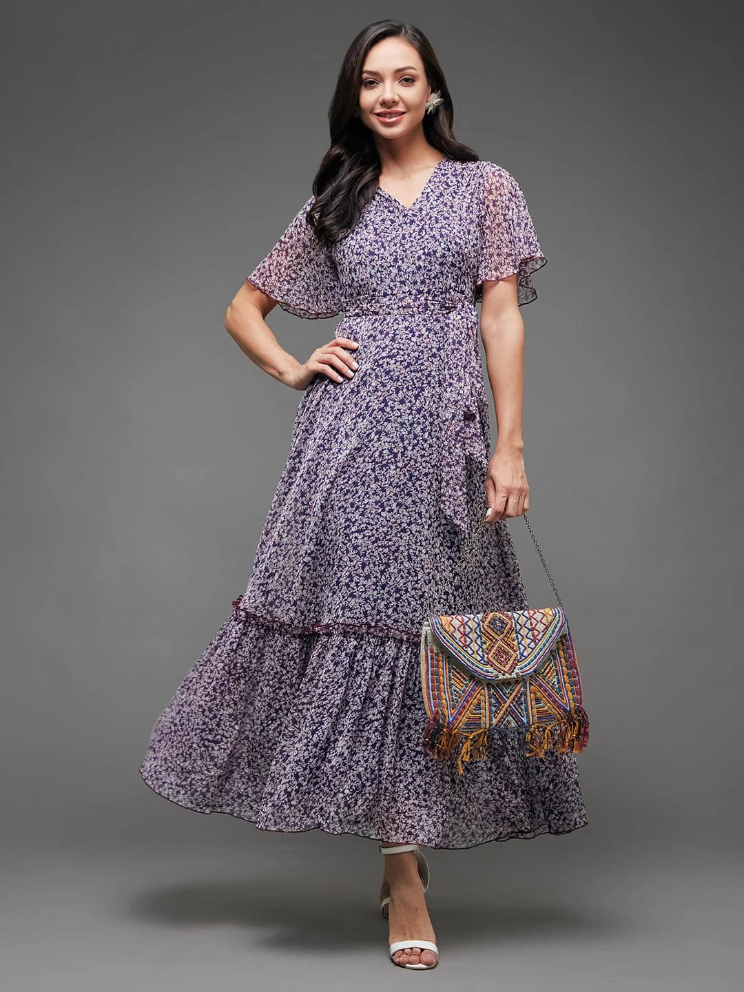 Women's Multicolor Casual Regular Fit Dress