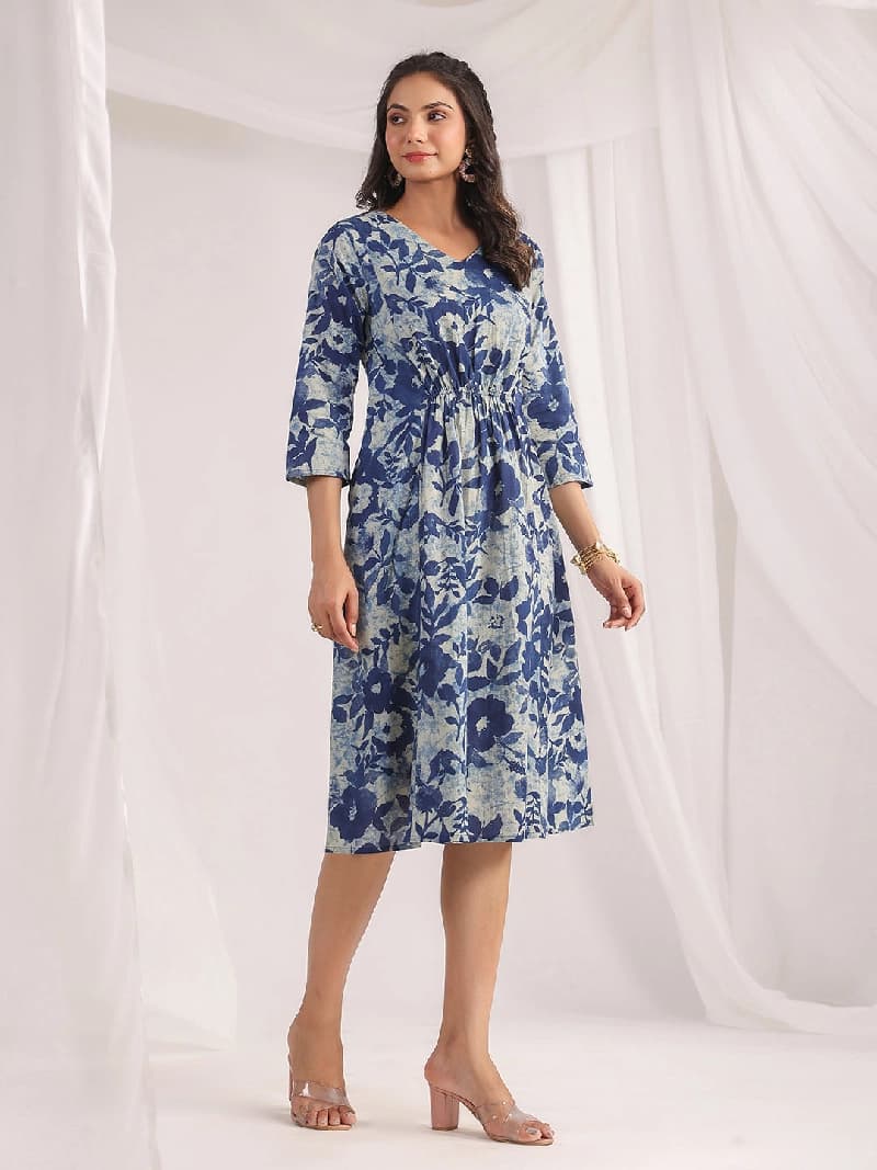 Women's Blue Casual Dress