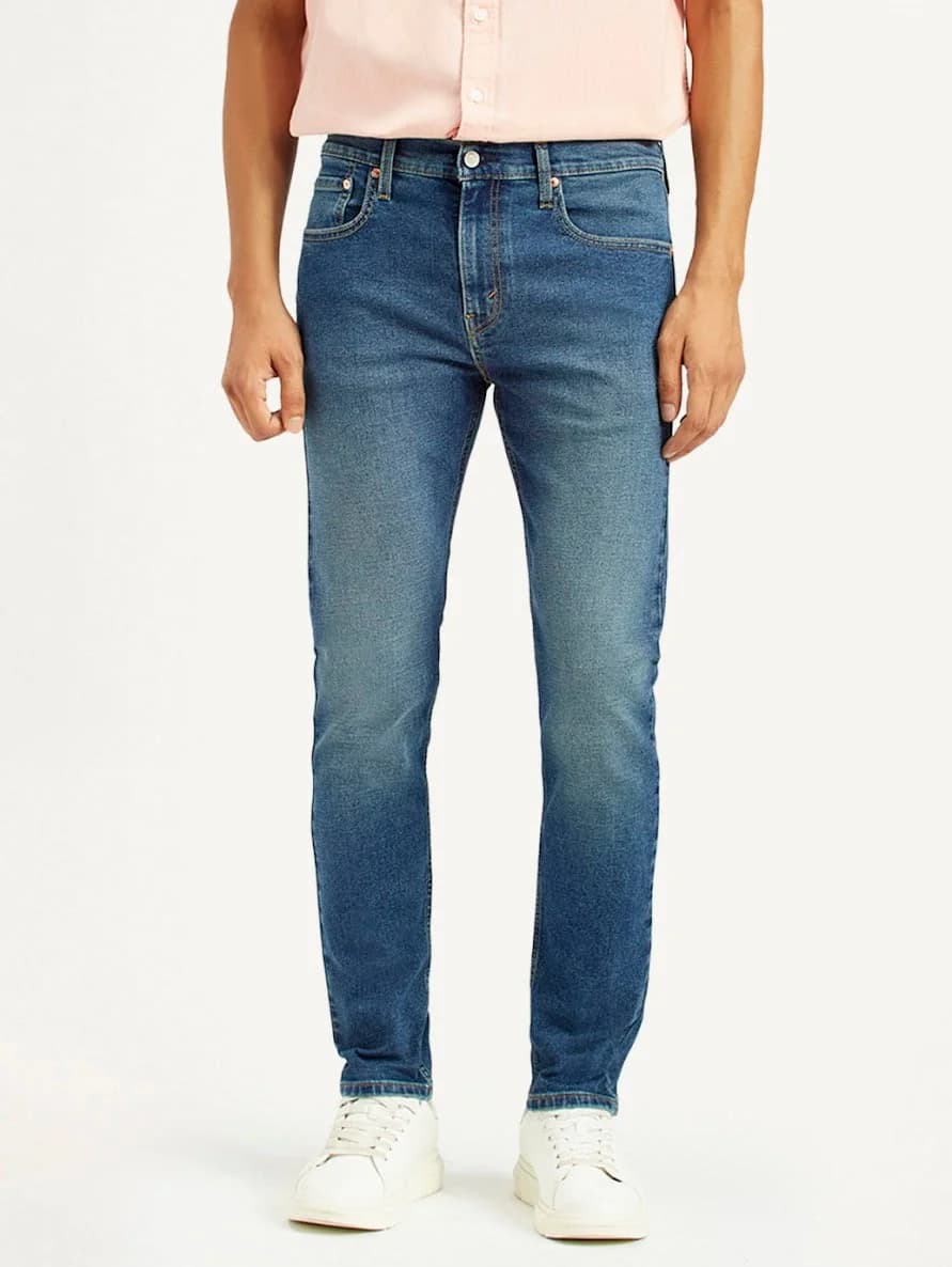 Men's 512 Dark Indigo Casual Slim Fit Solid Jeans