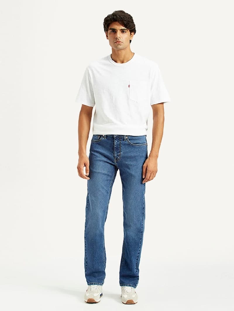 Men's 511 Mid Indigo Casual Slim Fit Solid Jeans