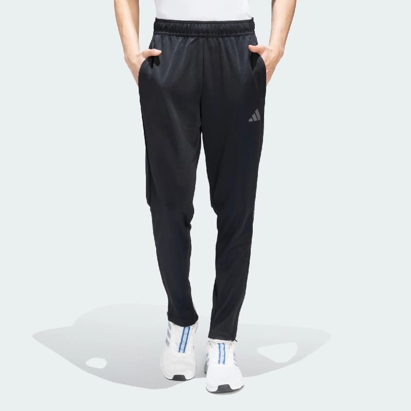 Men's Black Casual Regular Fit Trackpant