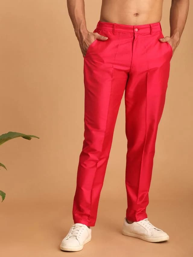 Men's Pink Festive Pyjama