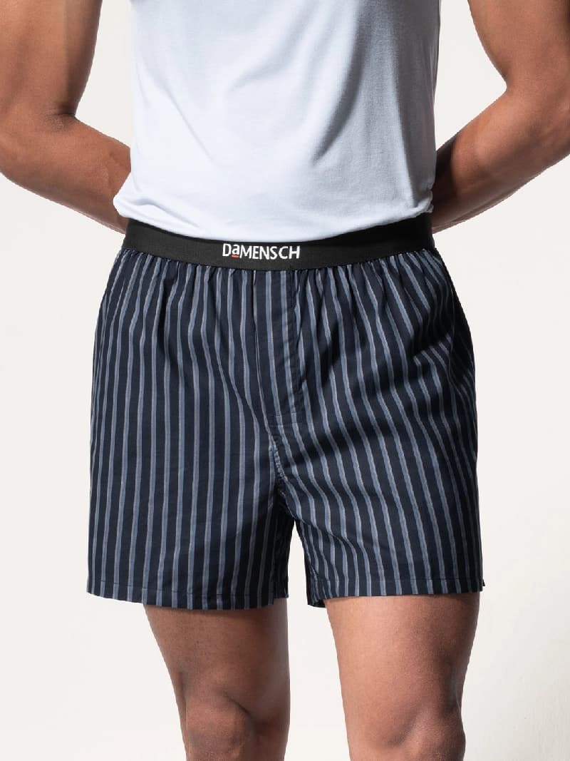 Men's Black Casual Printed Ultra-Light Cotton Regular Fit Boxer