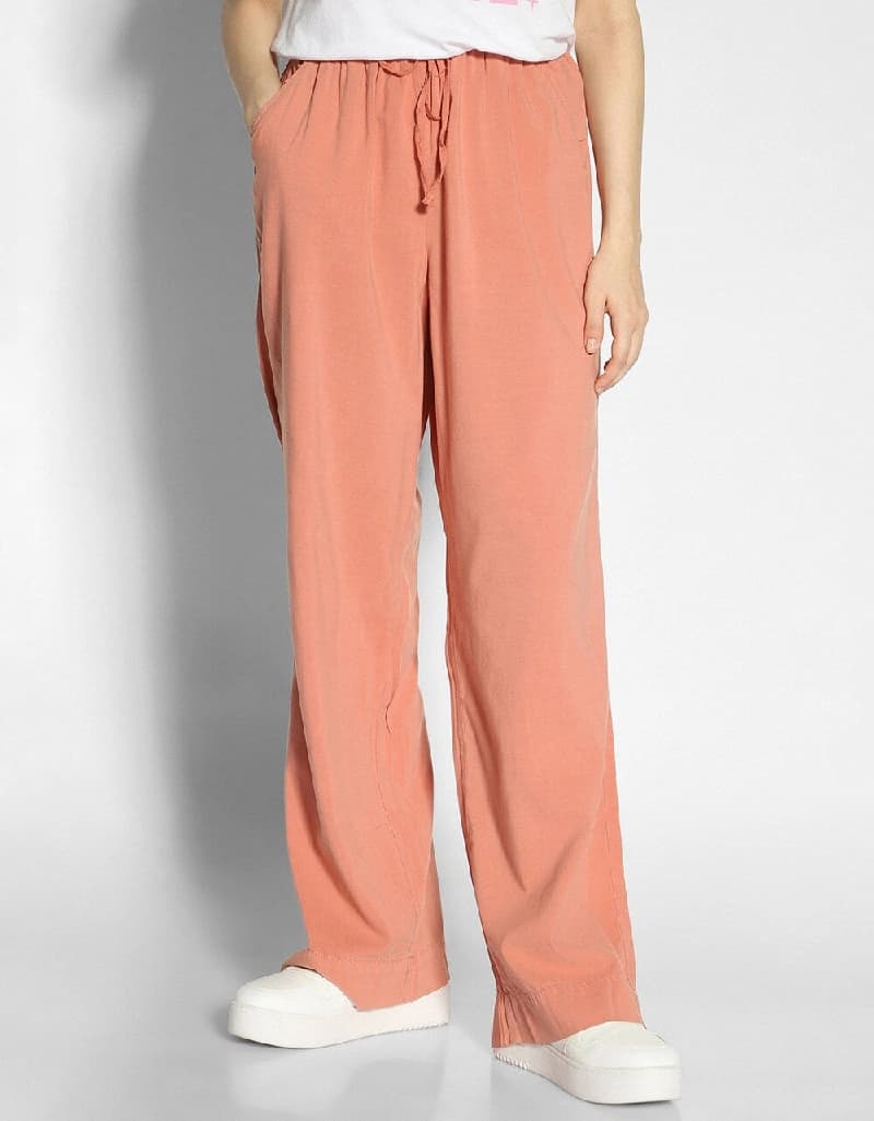 Women's Pink Casual Solid Regular Fit Trackpant