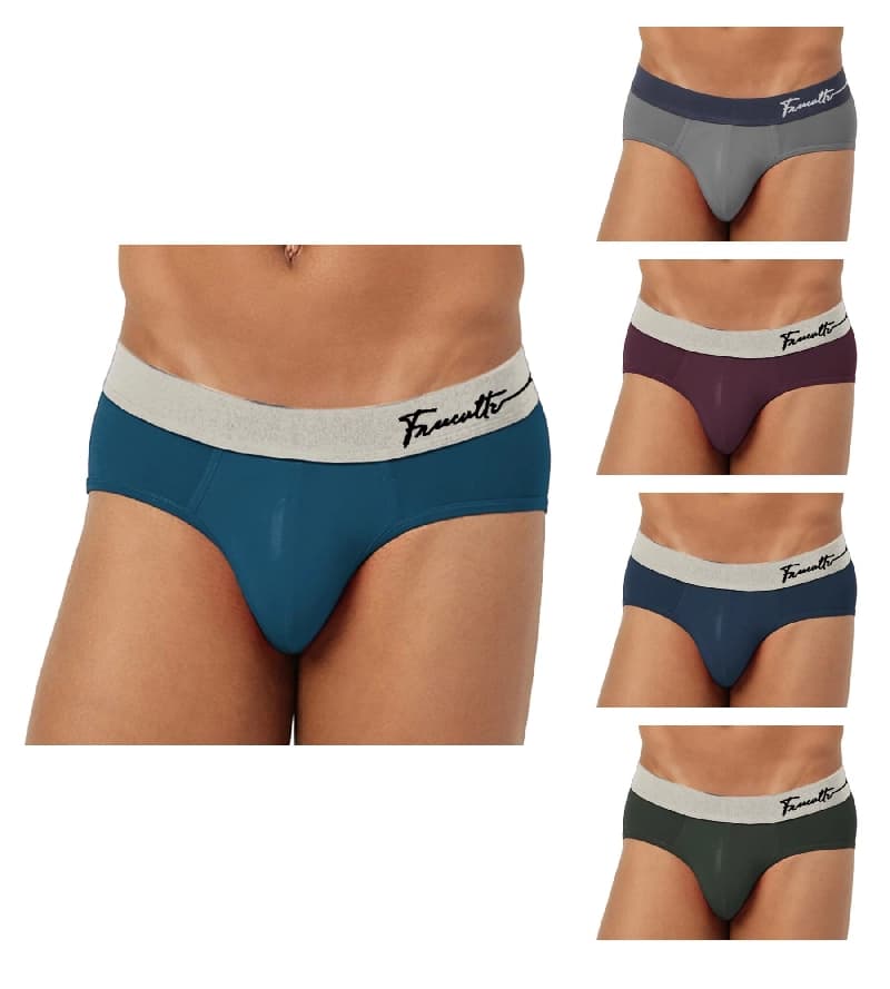 Men's Multicolor Briefs - Pack of 5