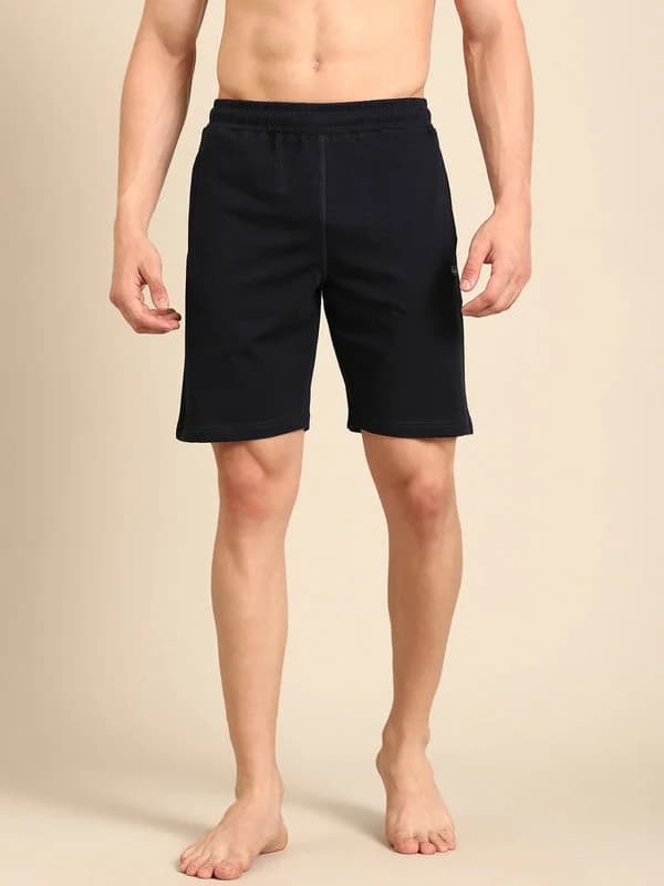 Men's Blue Casual Regular Fit Short