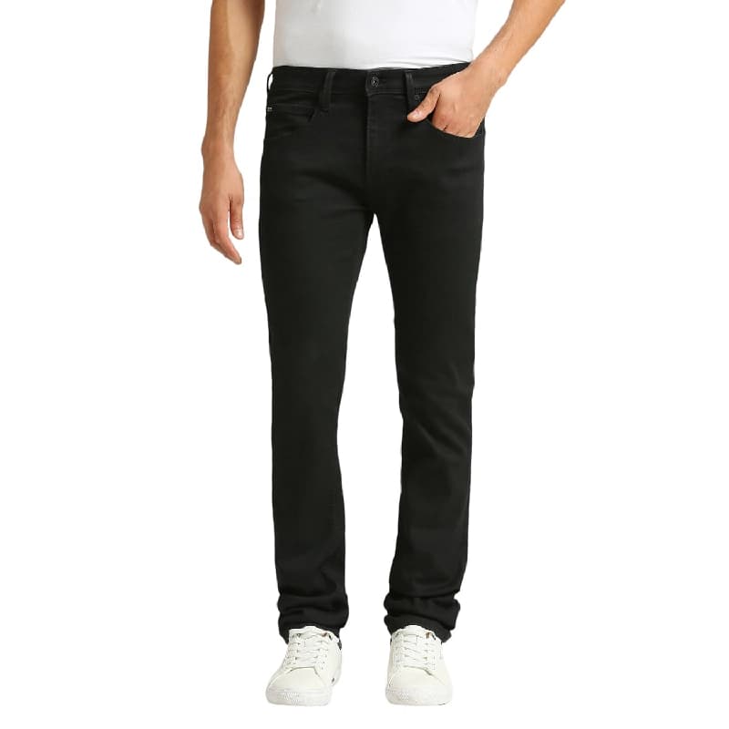 Men's Black Casual Slim Fit Jeans