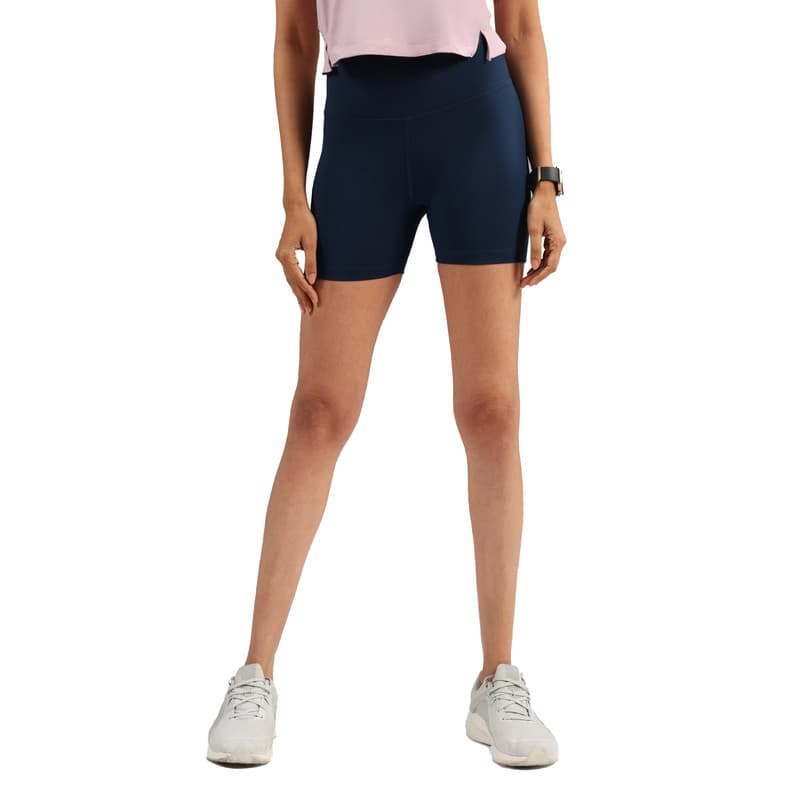 Women's Blue Sports Solid Short