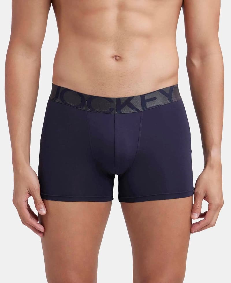 Men's Navy Tactel Microfiber Stretch Trunk