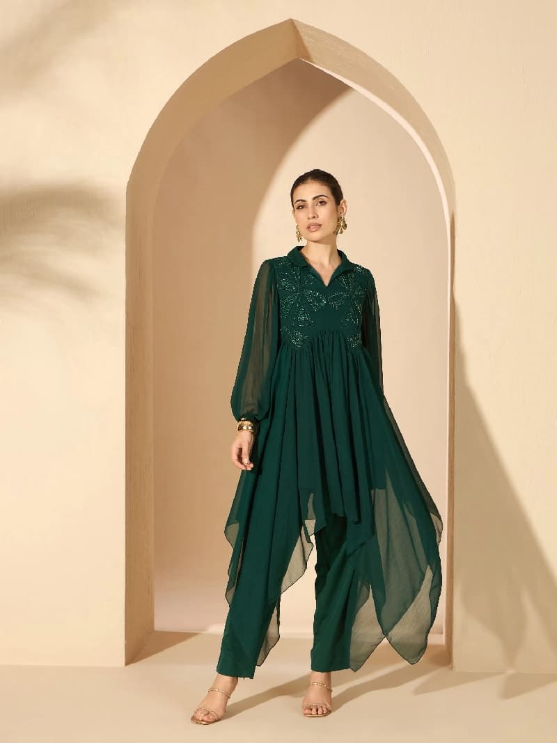 Women's Green Party Co-ords Set