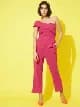 Women's Pink Casual Co-ords Set