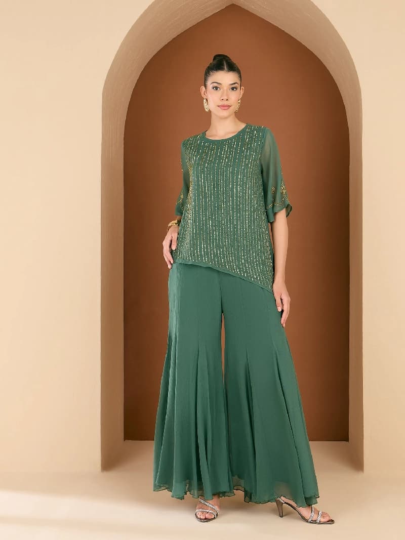 Women's Green Party Co-ords Set