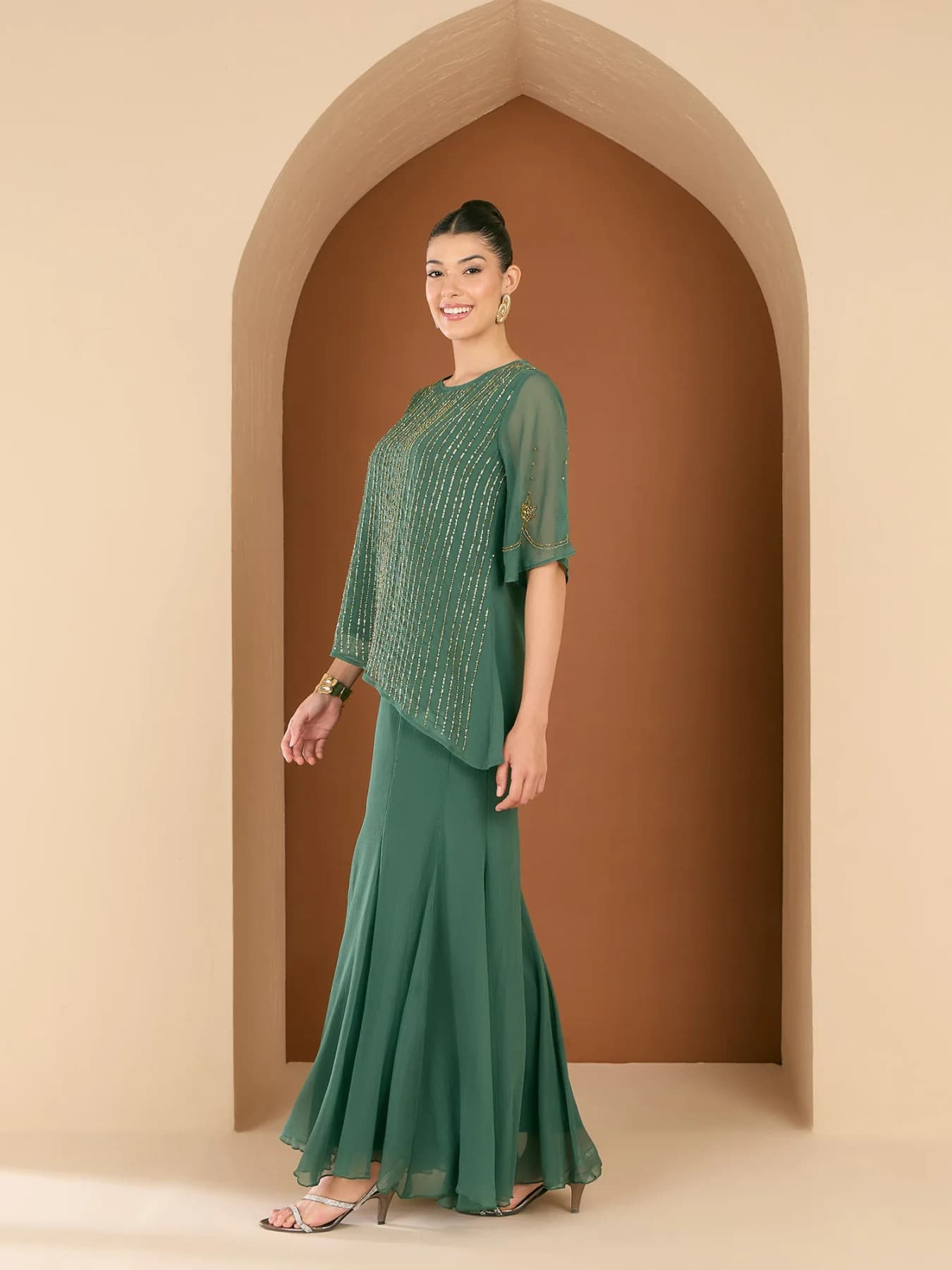 Women's Green Party Co-ords Set