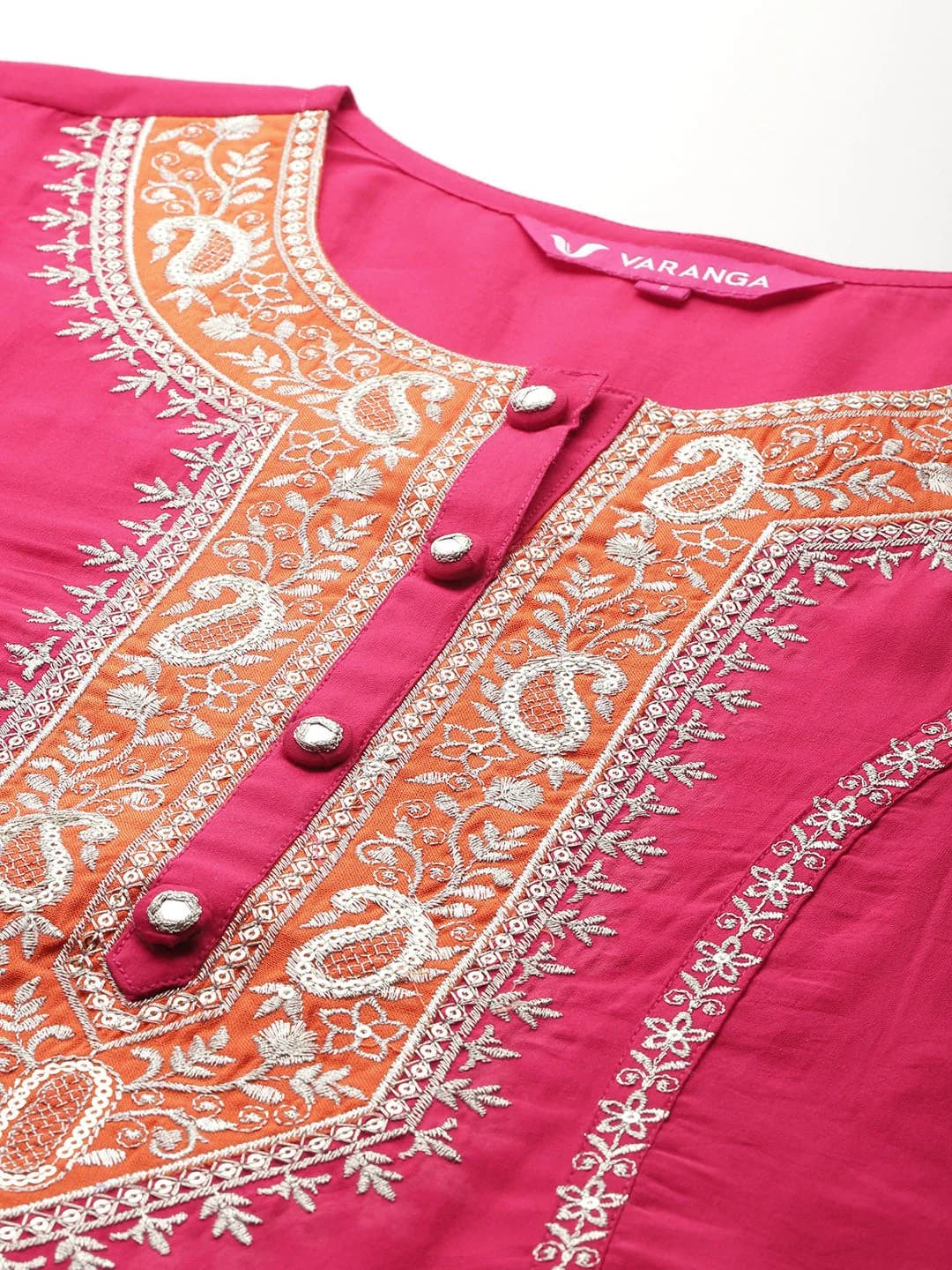 Women's Pink Festive Kurta Set