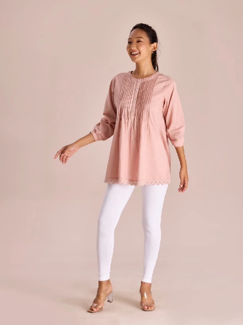 Women's White Casual Solid Slim Fit Legging