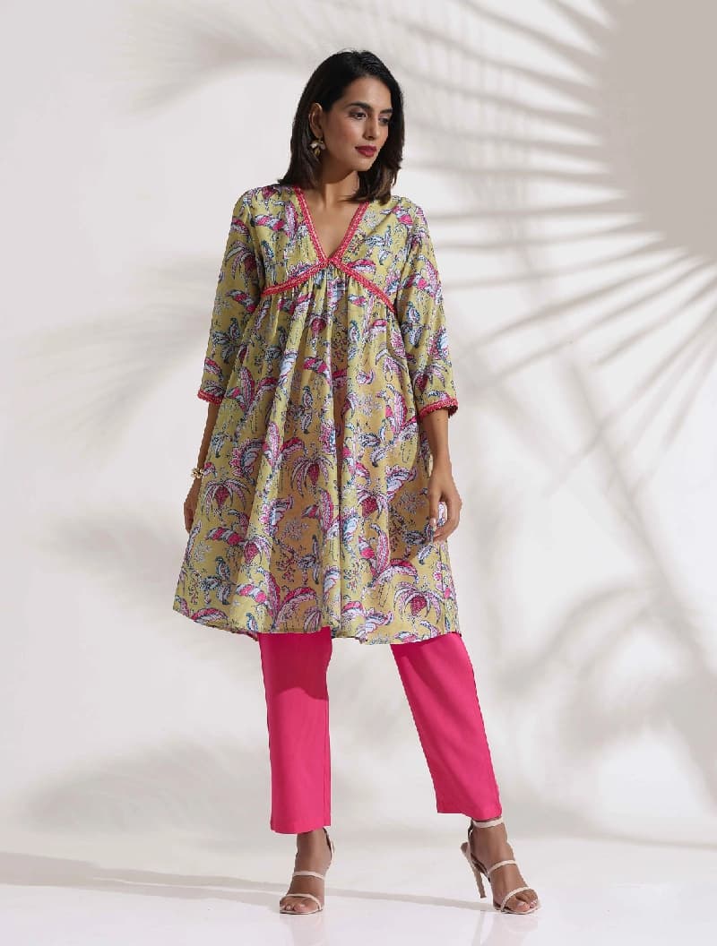 Women's Yellow Casual Co-ords Set