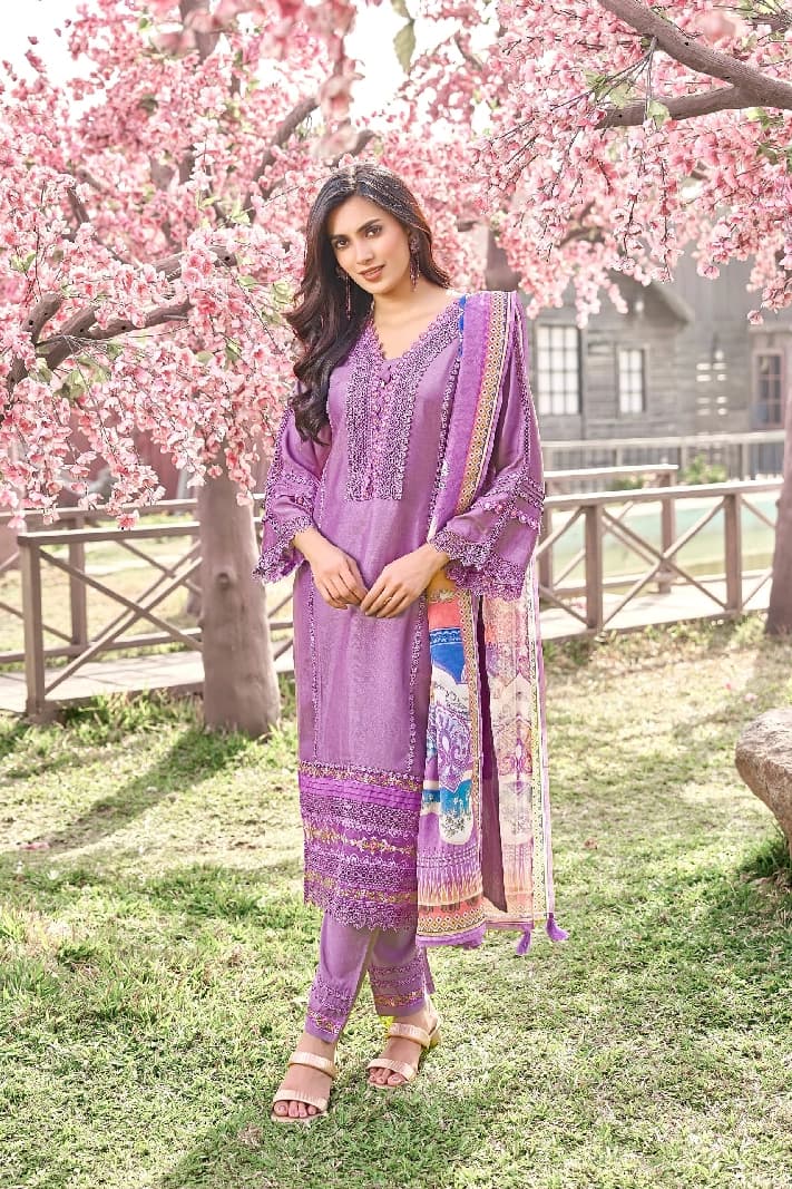 Women's Purple Casual Kurta Set