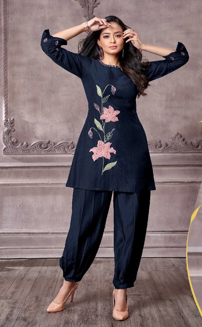 Women's Navy Formal Co-ords Set