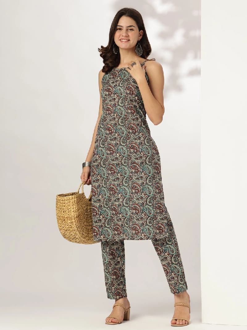 Women's Multicolor Festive Kurta Set