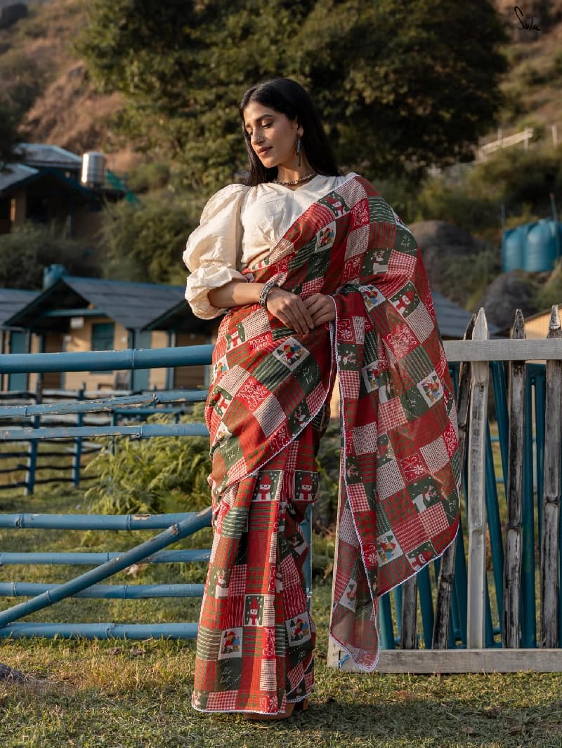 Women's Multicolor Casual Saree