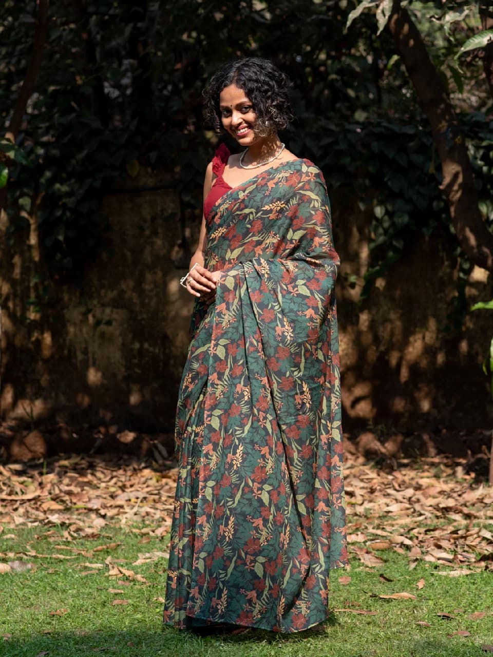 Women's Multicolor Casual Saree