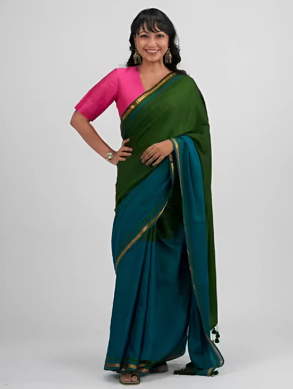 Women's Multicolor Festive Saree