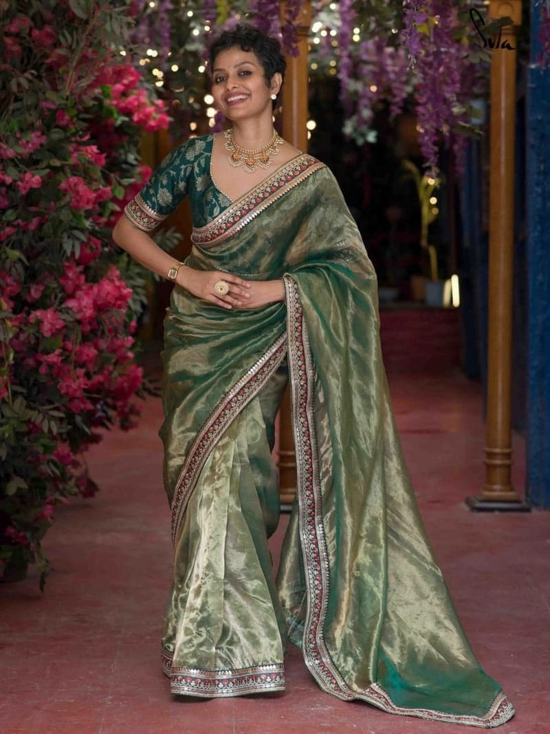 Women's Multicolor Festive Saree