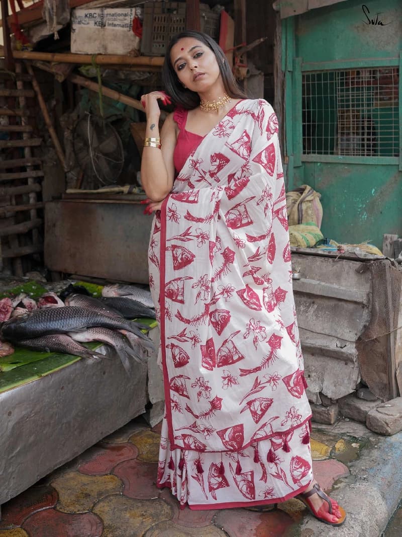 Women's Multicolor Casual Saree