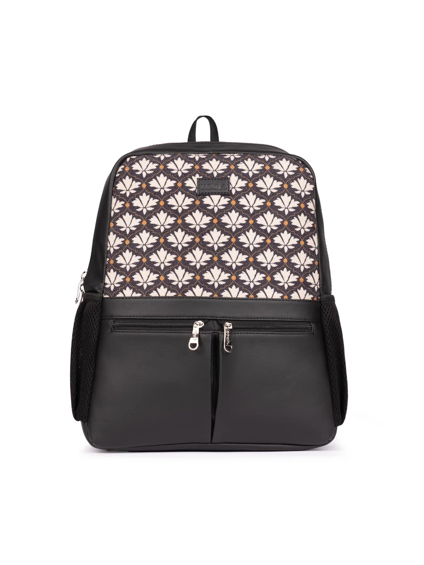 Women's Multicolor Vegan Leather Finish Casual Backpack - 17.5L