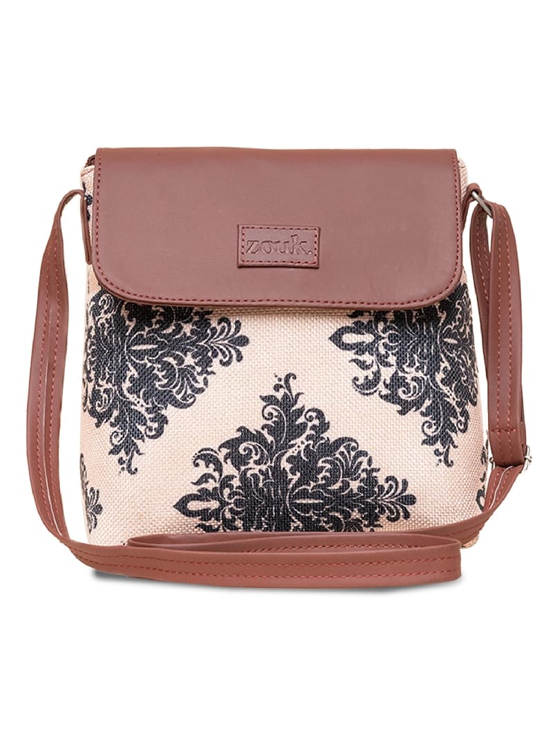 Women's Multicolor Vegan Leather Finish Sling Bag - 5.6L