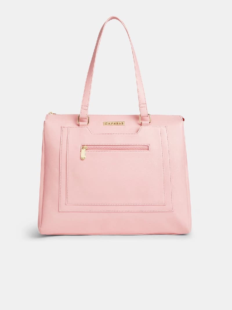 Women's Berry Faux Leather Satchel Handbag 14L