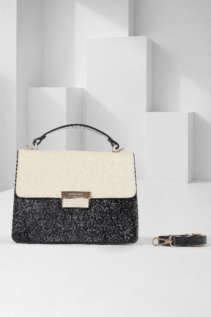 Women's Black Casual Satchel