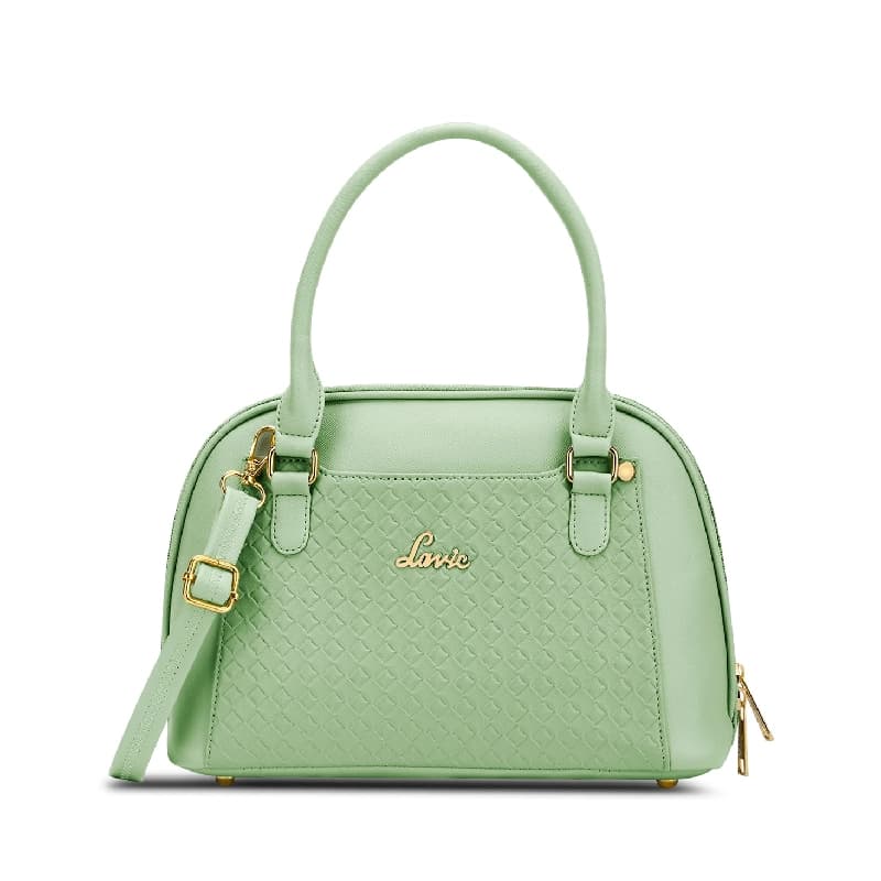 Women's Green Casual Printed Satchel