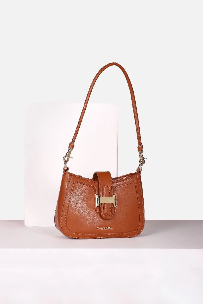 Women's Brown Casual Sling Bag