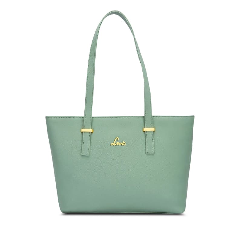 Women's Green Casual Solid Tote Bag