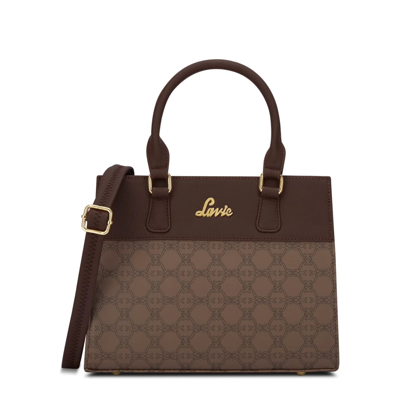 Women's Khaki Casual Solid Satchel