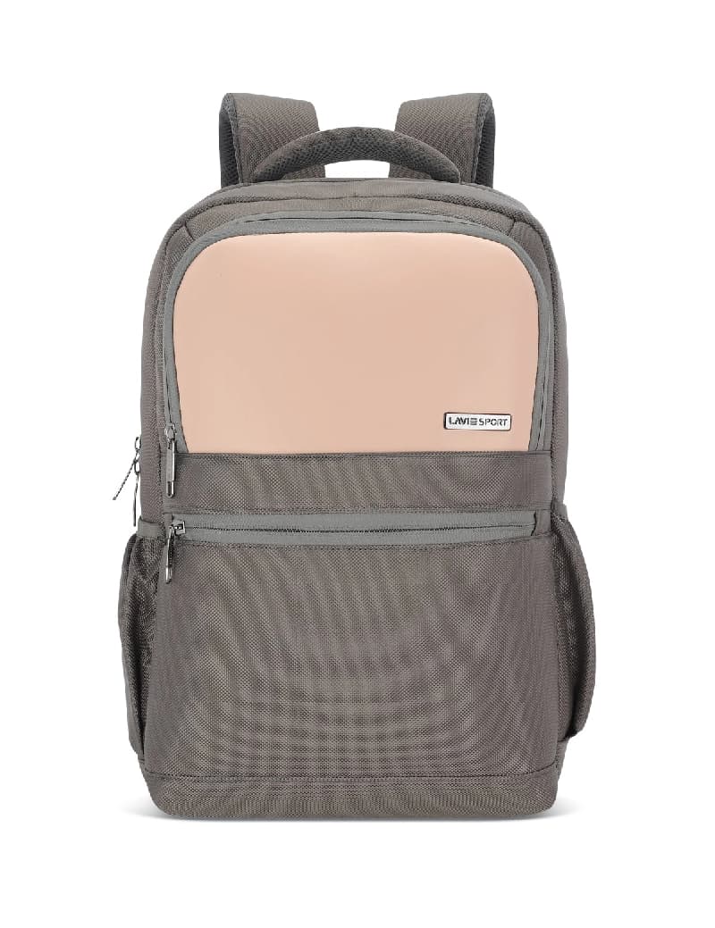 Women's Pink Work Solid Laptop Backpack